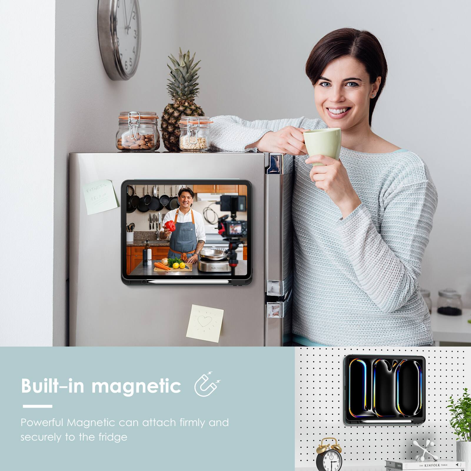 1 a 3 4 :: FITuRISS FTE - Built-in magnetic Powerful Magnetic can attach firmly and securely to the fridge UO - X - SINTOLL i 1

Built-in magnetic  
Powerful Magnetic can attach firmly and securely to the fridge