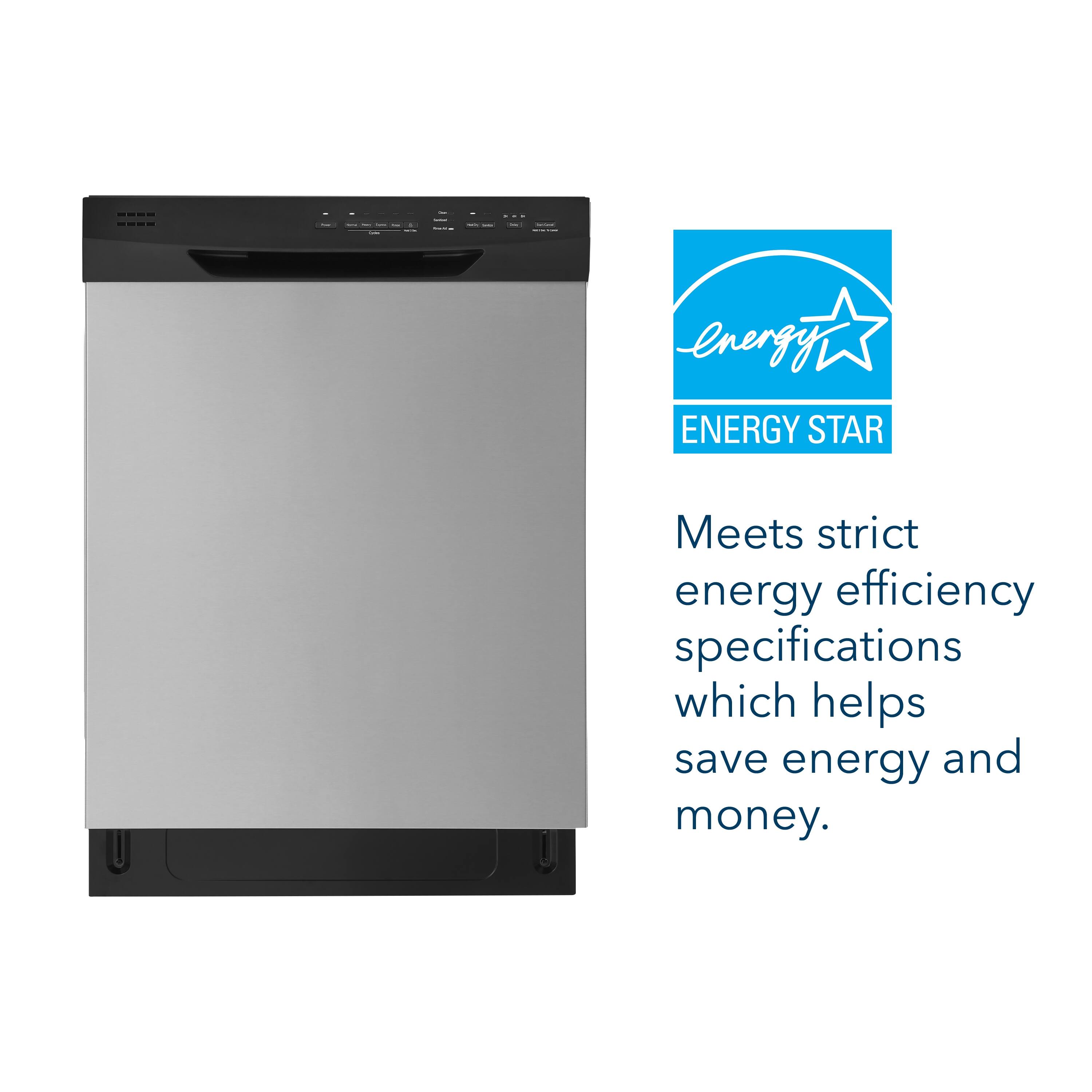 The text on the image reads: "Meets strict energy efficiency specifications which helps save energy and money."