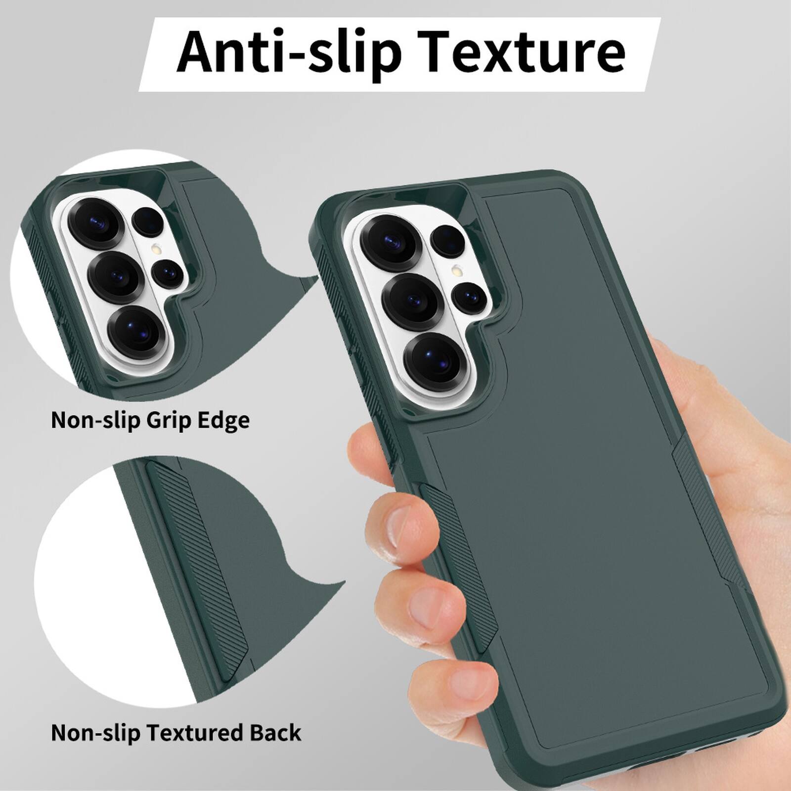 Anti-slip Texture

Non-slip Grip Edge

Non-slip Textured Back