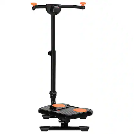 Front. Soozier - Foldable Ab Twister Board for Waist Trimming with Screen Showing Time, Calories, Ab Workout Equipment - Orange.