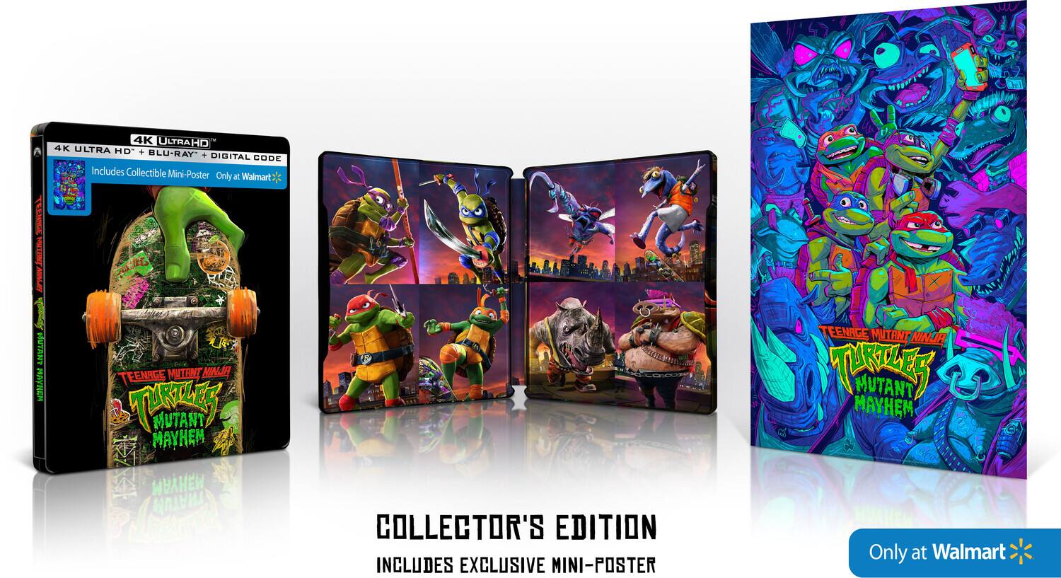 Alt View 1. Teenage Mutant Ninja Turtles: Mutant Mayhem   - 4K Blu-Ray.