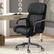 Alt View 25. La-Z-Boy - Sutherland Quilted Leather Executive Office Chair with Padded Arms - Midnight Black.