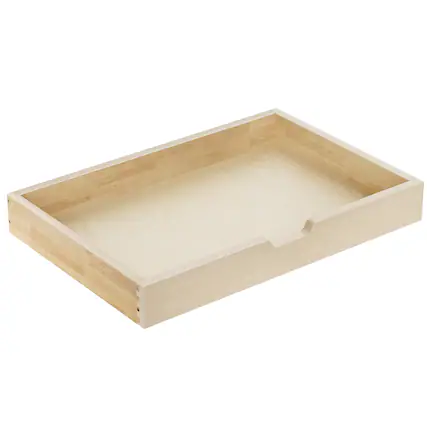 Front. LOVMOR - Pull Out Cabinet Organizer with Soft Close 31.5-W x 21-in D Cabinet Drawers Slide Out for Kitchen Base Cabinet - Wood.