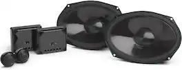 Infinity - REF697CF 6x9 inch Two-way component speaker system w/crossover - Black