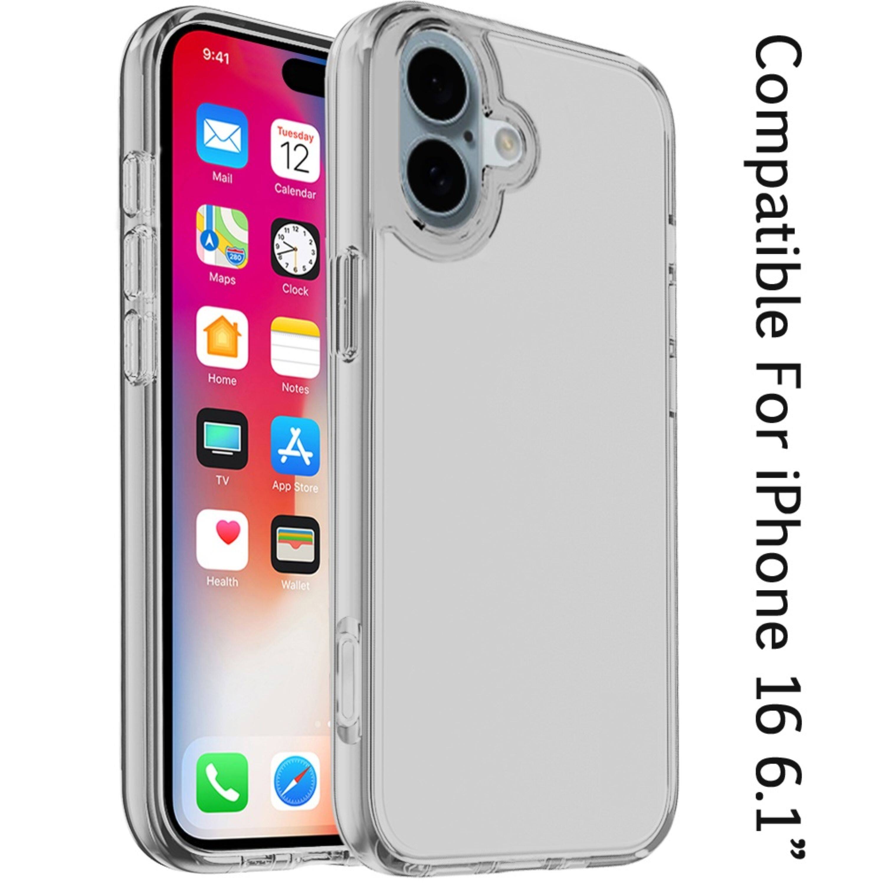 9:41 Mail A 260 Maps Home TV Health Tuesday 12 Calendar 1 1 1 9 1 & 4 1 Clock Notes A App Store Wallet Compatible For iPhone 16 6.1"