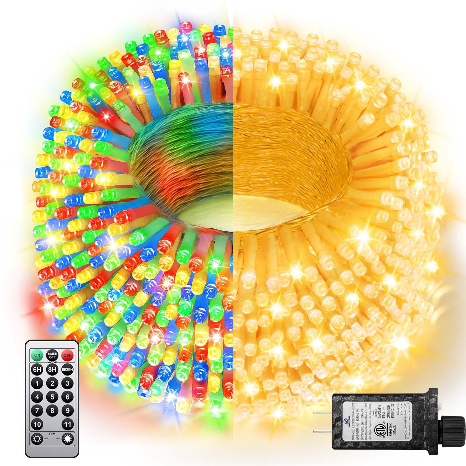 White to Multicolor 355FT 900LED