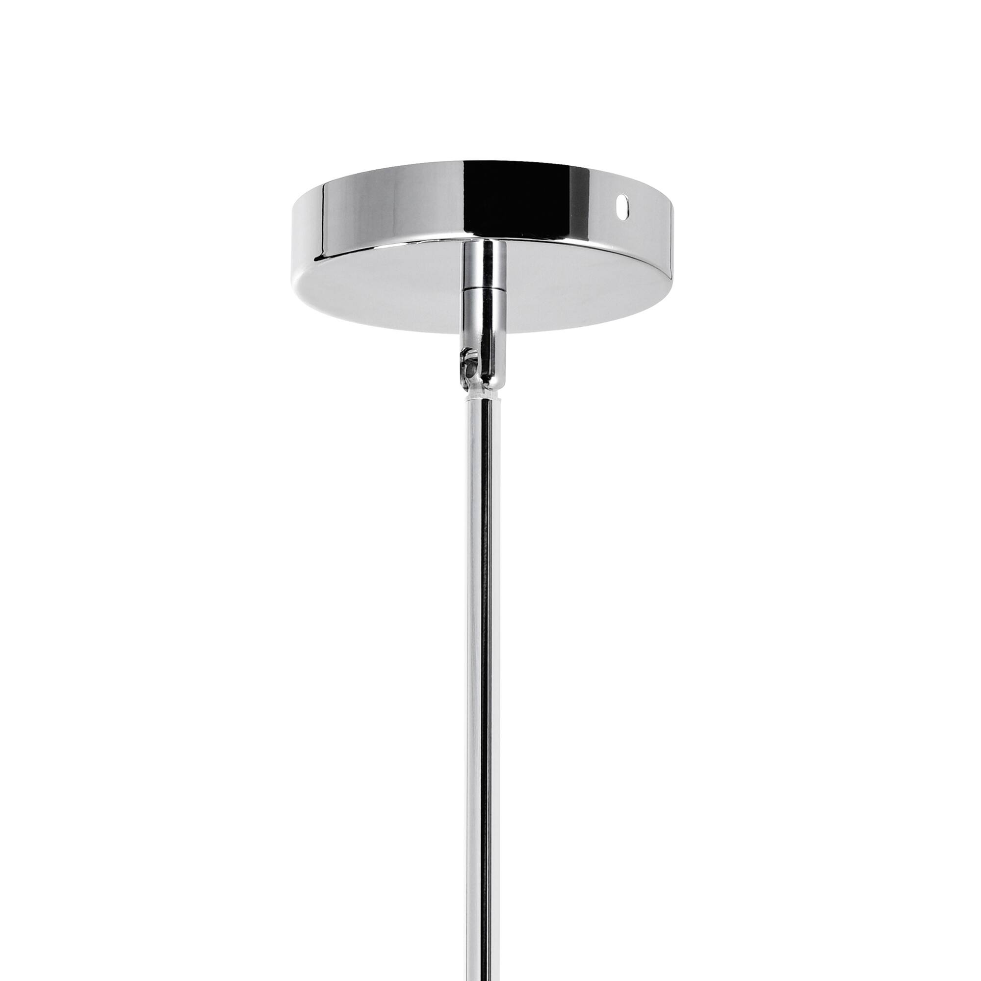 Alt View 2. CWI Lighting - Claire 2 Light Drum Shade Mini Pendant With Chrome Finish - Chrome.