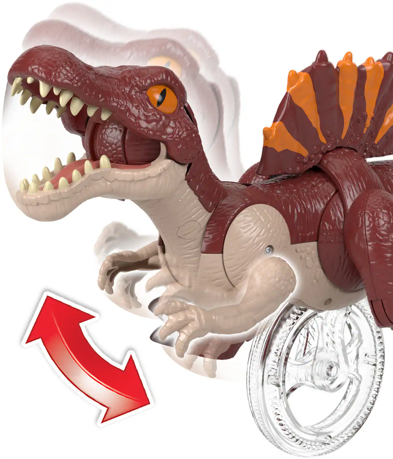 Alt View 4. Fisher Price - Fisher Price Imaginext Jurassic World: Rebirth Sprinting Spinosaurus   - COLLECTIBLES - Multicolor.