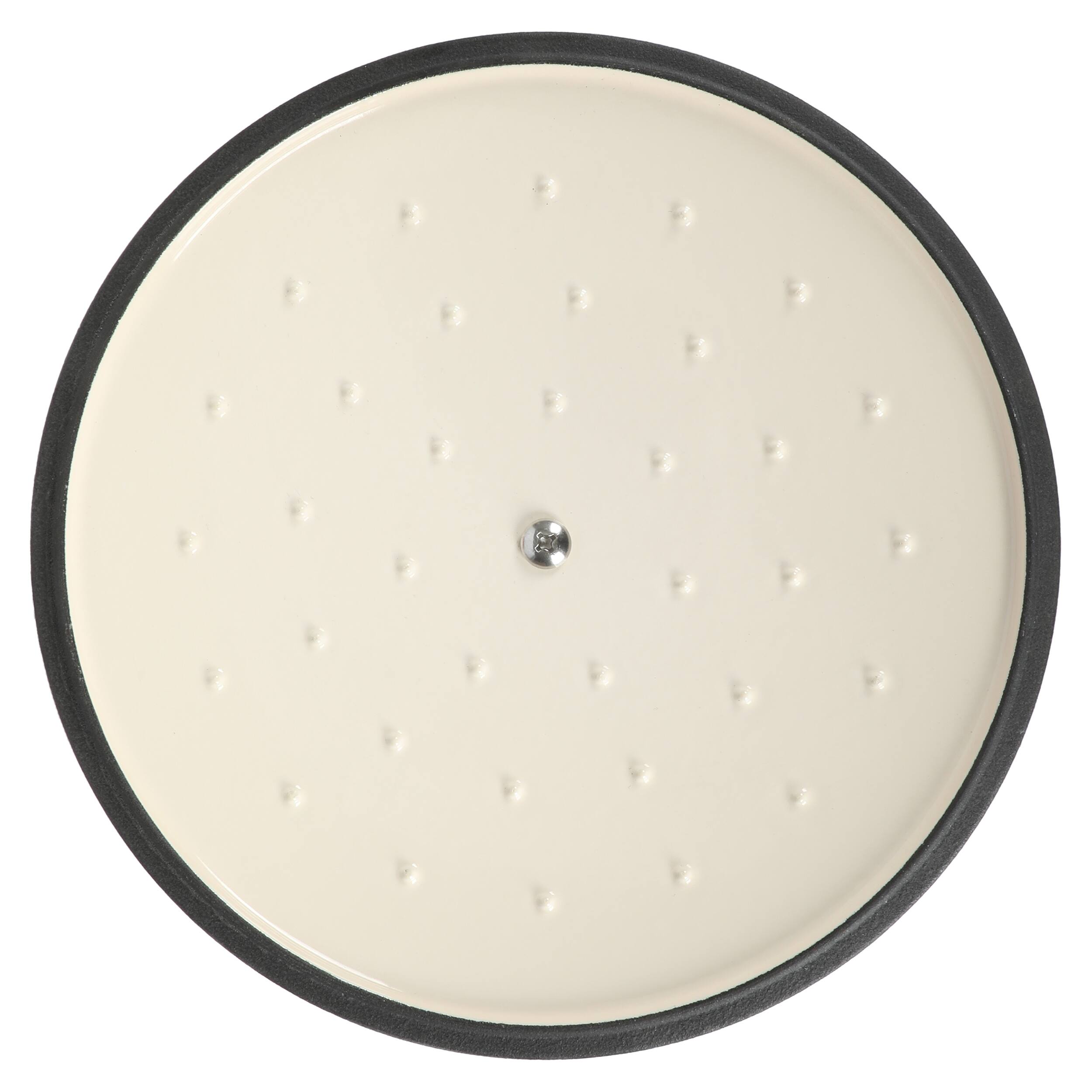 Alt View 3. Gibson - Sur La Table Millau 5.5 Quart Enameled Cast Iron Dutch Oven with Lid in Matte Marine with Rose Gold Knob - Matte Marine.