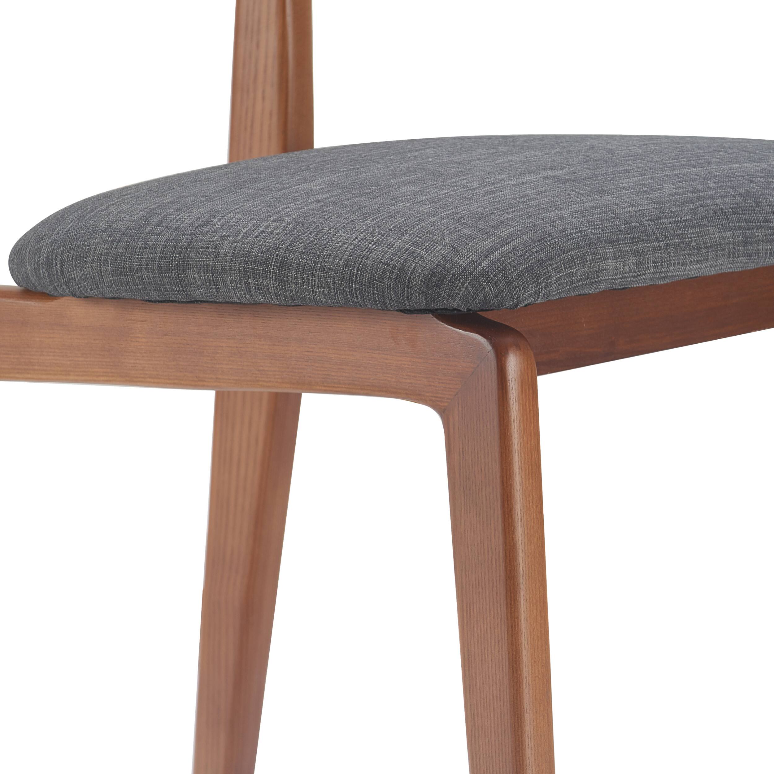 Alt View 12. Elle Decor - Coralie Dining Chair Set of 2 - Charcoal.