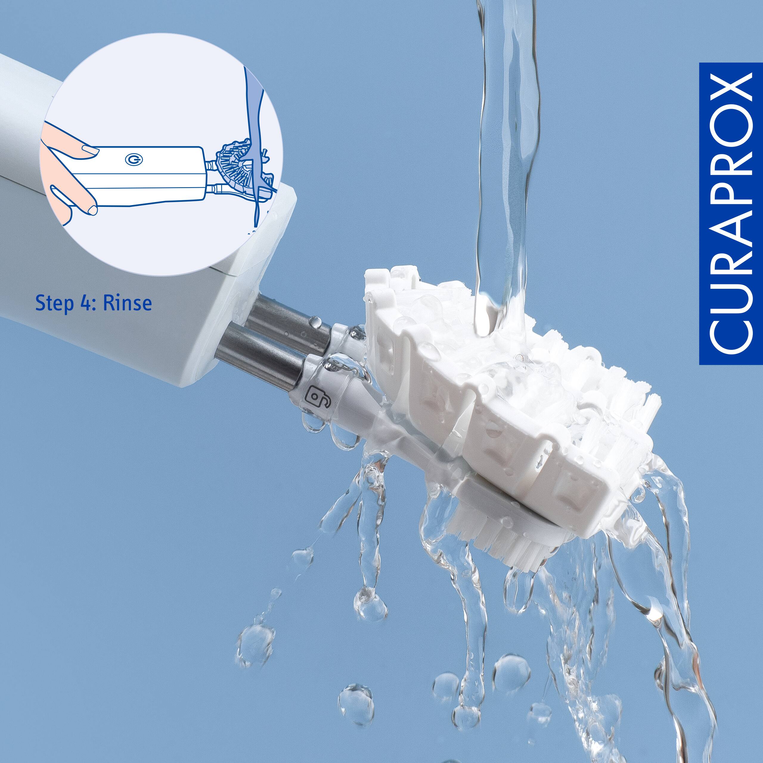 Step 4: Rinse

CURAPROX