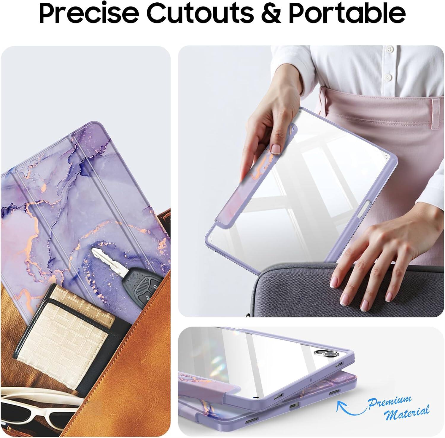 Precise Cutouts & Portable  
Premium Material