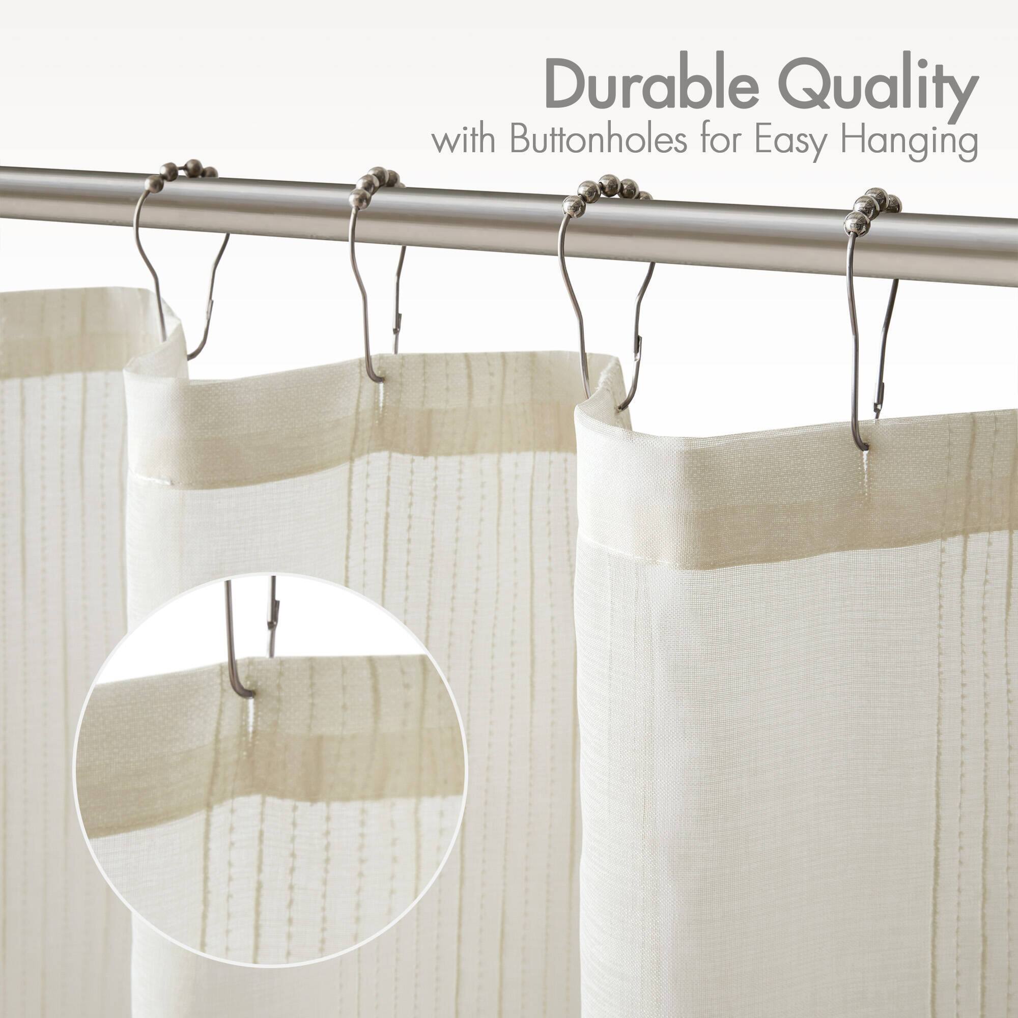 Durable Quality with Buttonholes for Easy Hanging