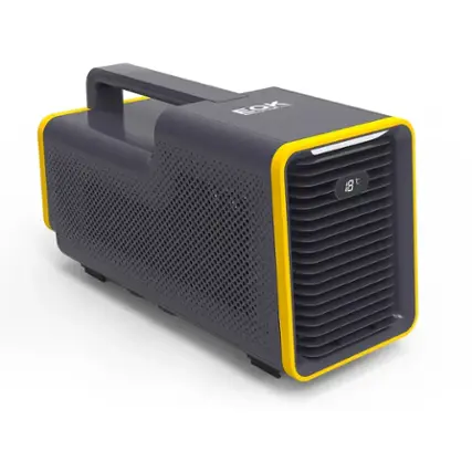 Front. Emerson Quiet Kool - Emerson Quiet Kool Camping 1,500 BTU Portable Air Conditioner - Black.