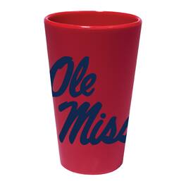 WinCraft - Ole Miss Rebels 16oz. Team Color Silicone Pint Glass - Multicolor