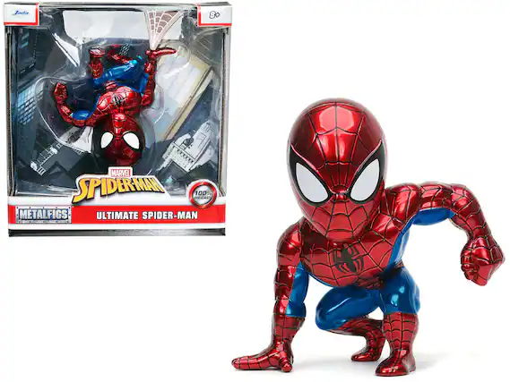 Jada, 8+, 8, MARVEL SPIDERMAN, DIE-CAST, 100% METALFIGS, ULTIMATE SPIDER-MAN