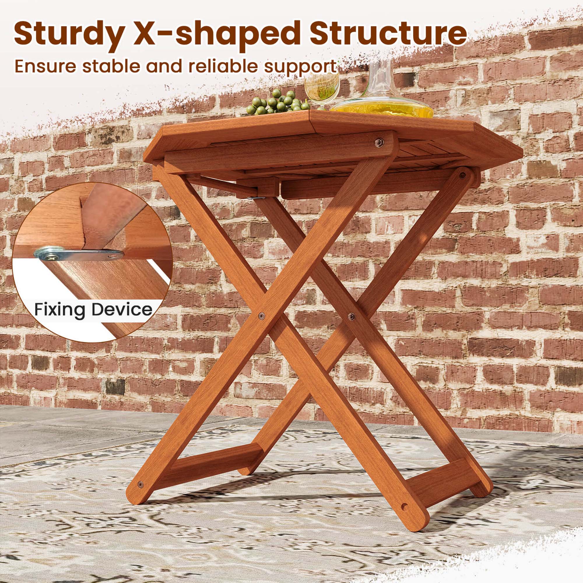 Sturdy X-shaped Structure, Fixing Device, Ensure stable and reliable support