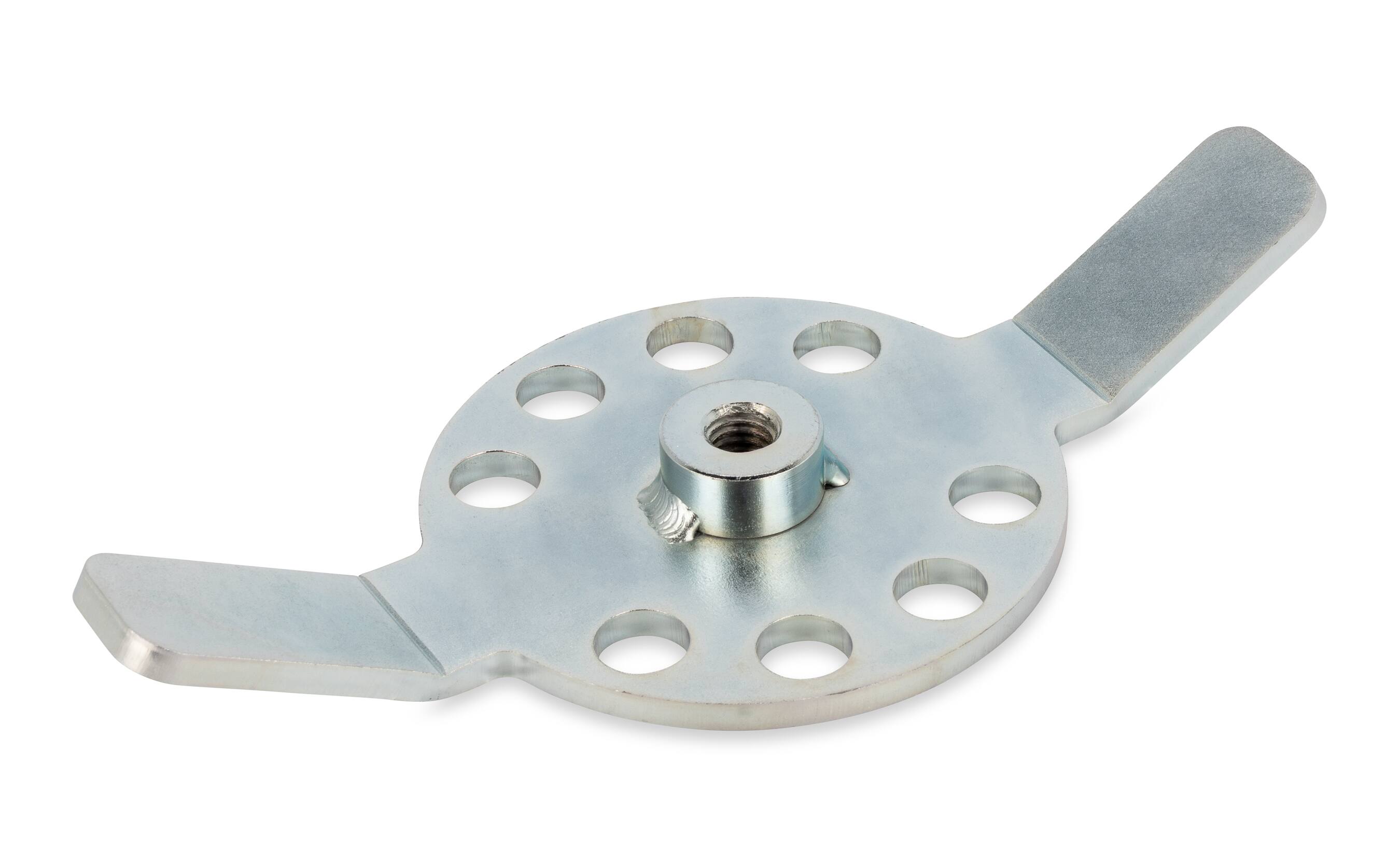 Alt View 2. Camco - Camco Double Propane Tank Theft Prevention Combination Locking Device for RVs - Silver.