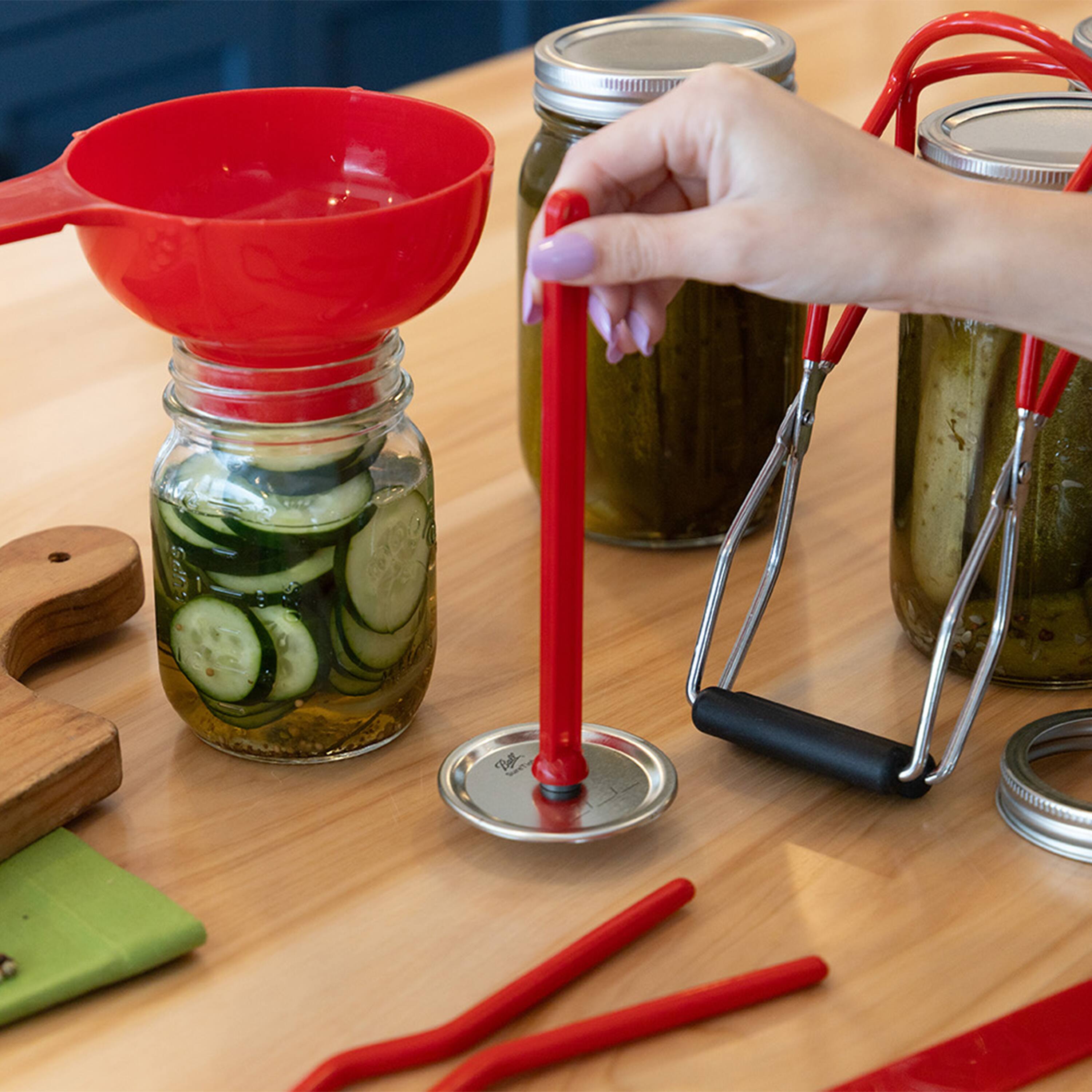 Left. Nesco - 6 Piece Canning Tool Kit.