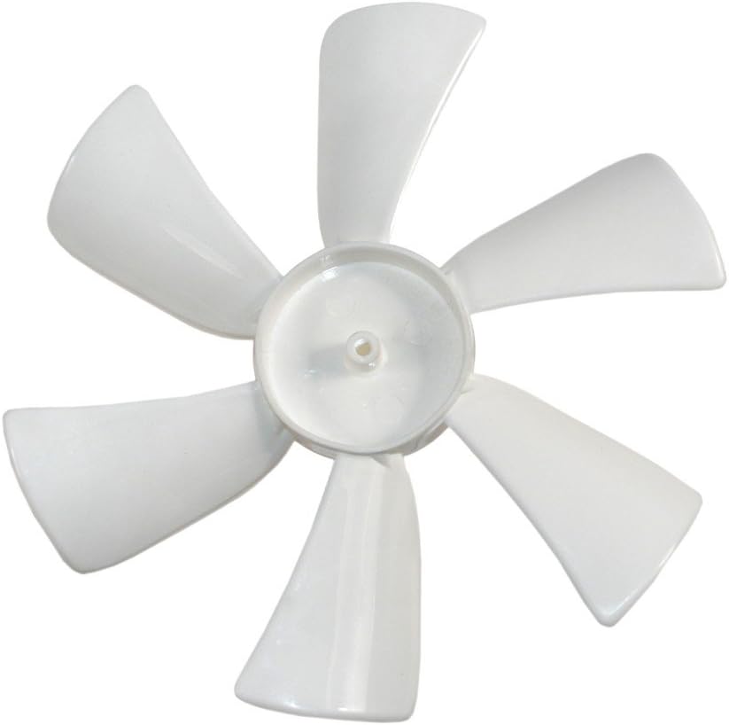 Angle. HQRP - HQRP 6" Fan Blade CCW 1/8" D-Bore Replacement for 12V RV Roof Vents/Range Hoods - White.