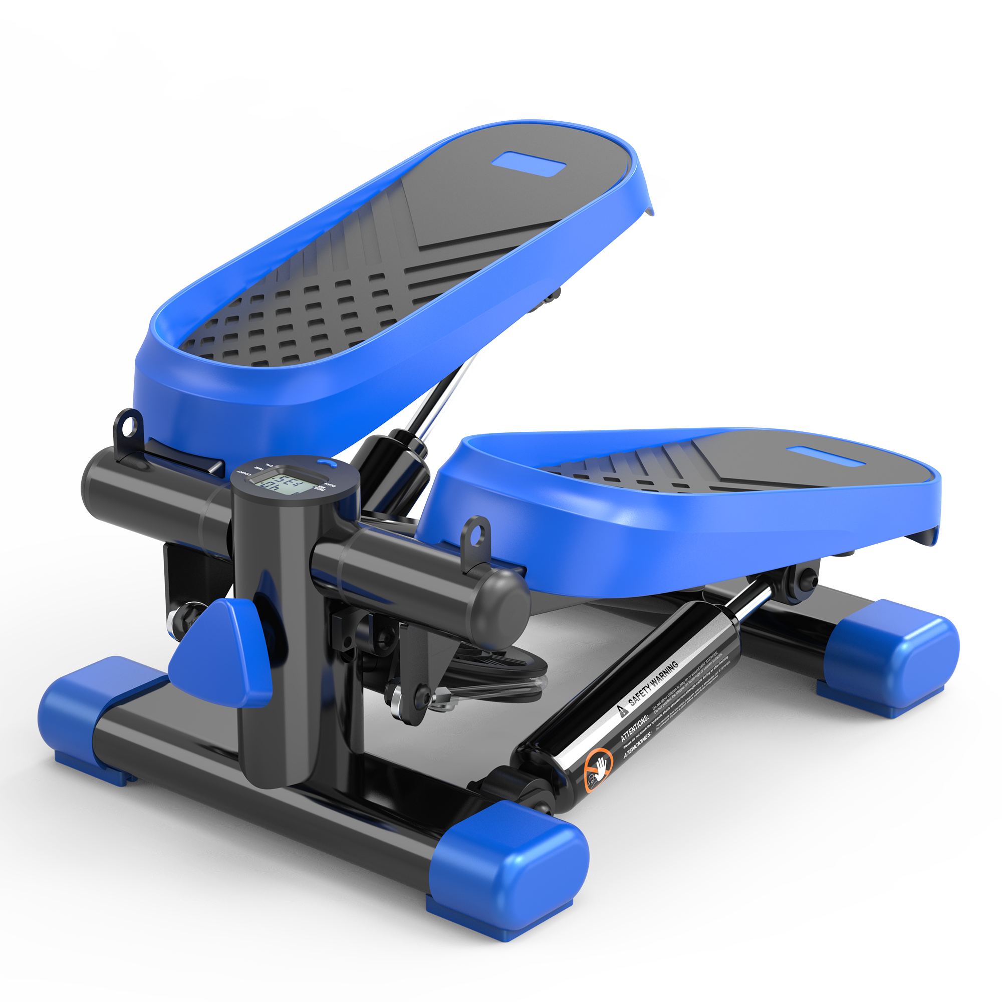 Dexmalle - Home Office Exercise 330LBS Capacity Mini Stepper - Blue