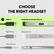 CHOOSE THE RIGHT HEADSET
USB-C
Androids & iPhone 15 & 16
Lightning
iPhone 5-14
AUX 3.5mm