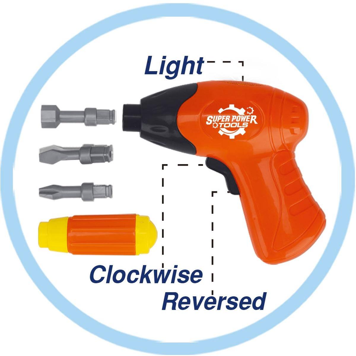 Light  
Clockwise Reversed  

SUPER POWER TOOLS