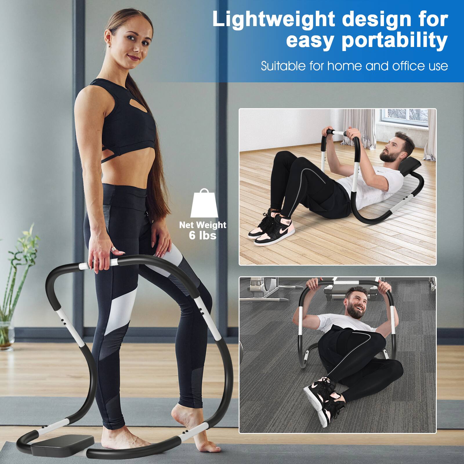 Lightweight design for easy portability  
Suitable for home and office use  
Net Weight 6 lbs
