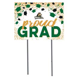 Jardine - Wright State Raiders 18" x 24" Proud Grad Yard Sign - White