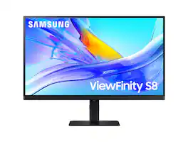 Samsung - ViewFinity 32" S8 (S80UD) 4K UHD HDR10 High Resolution Monitor (USB Hub, USB-C, HMDI, DisplayPort) - Black