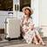 Alt View 9. Winado - 24" Hardshell Carry On Luggage with Spinner Wheels Lightweight PP Hardside Small Suitcase with Built-in Lock - White.