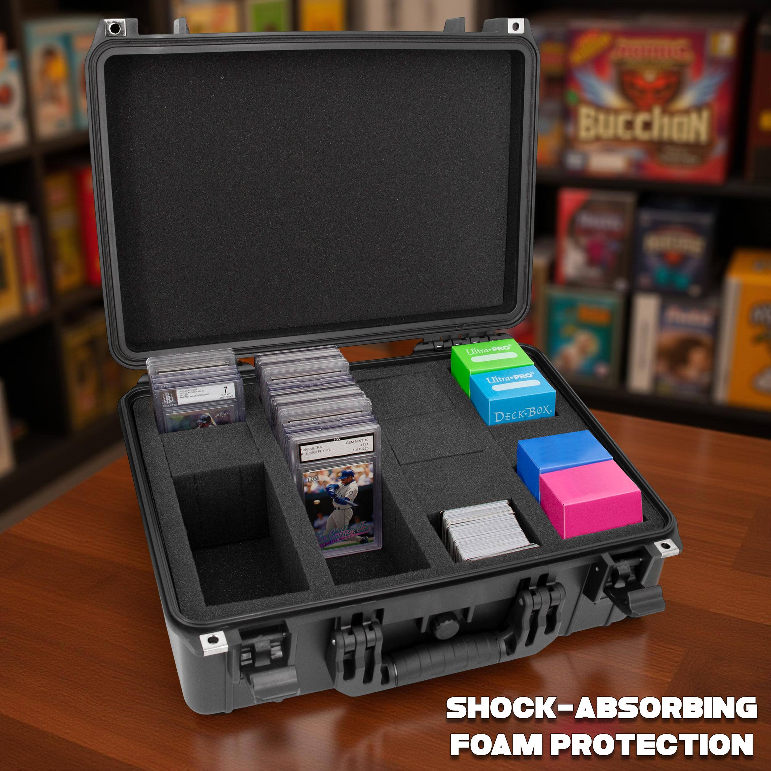 BuccaN -a- | L 7 lr-ew lte-Po P DECK-BOX. -- - - : :  al - SHOCK-ABSORBING FOAM PROTECTION

SHOCK-ABSORBING FOAM PROTECTION