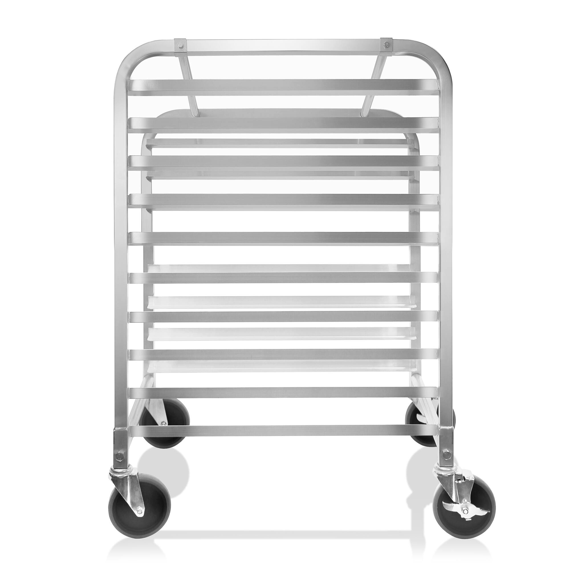 Alt View 1. GRIDMANN - 10 Sheet Commercial Kitchen Bakery Rack - Silver.