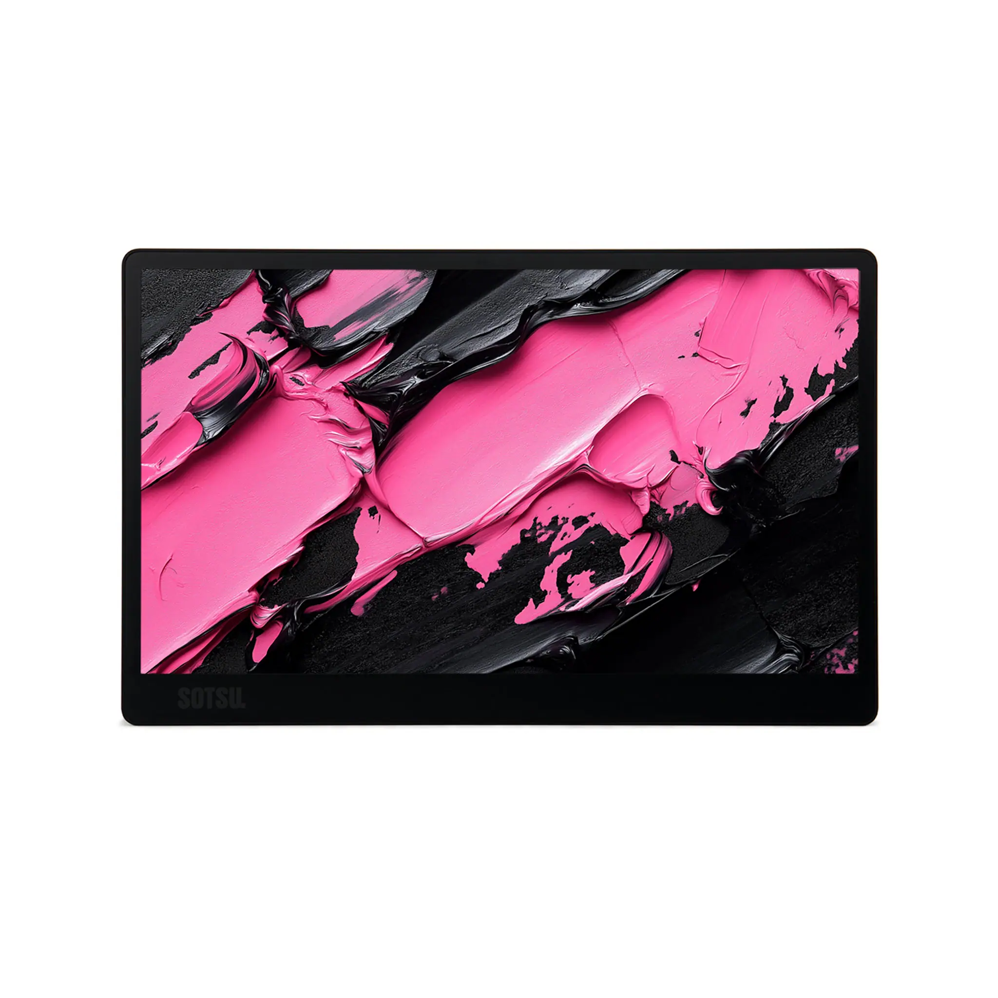 Front. SOTSU - SOTSU SleekView 15.6” Portable Monitor - Black.