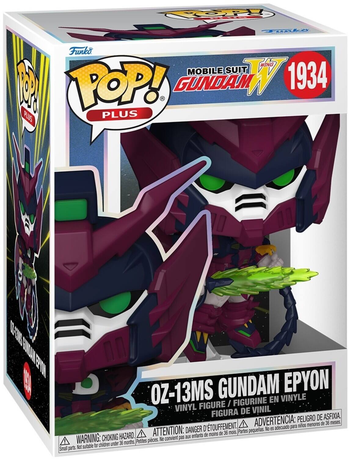 OZ-13MS GUNDAM EPYON FIGURINE EN VINYLE FIGURE / VINYL DE VINIL FIGURA DE ASFIXIA. ADVERTENCIA: PELIGRO DE ASFIXIA. ATTENTION: DANGER D'ETOUFFEMENT. Parties pequeñas. No es adecuado para menores de 36 meses. CHOKING HAZARD. Petites pièces. Ne pas utiliser pour les enfants de moins de 36 mois. Small parts. Not suitable for children under 36 months.