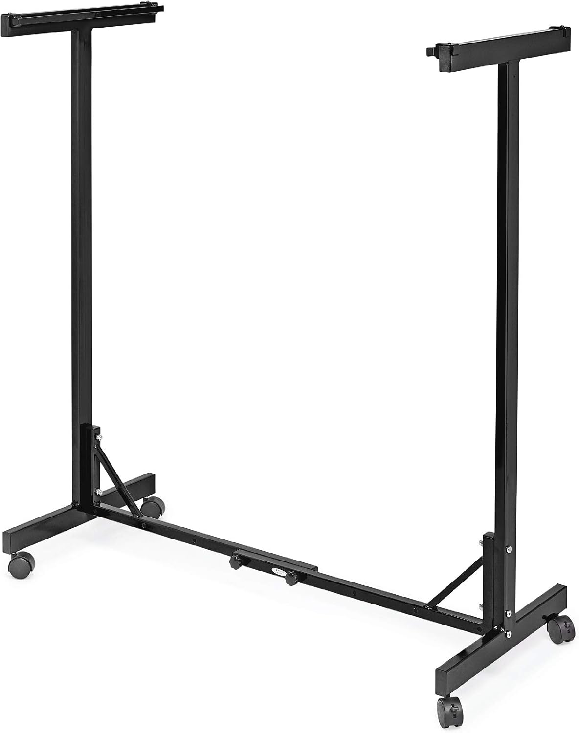 Alt View 7. AdirOffice - Steel Blueprint Storage Stand Adjustable Mobile Plan Center File Cart - Black.