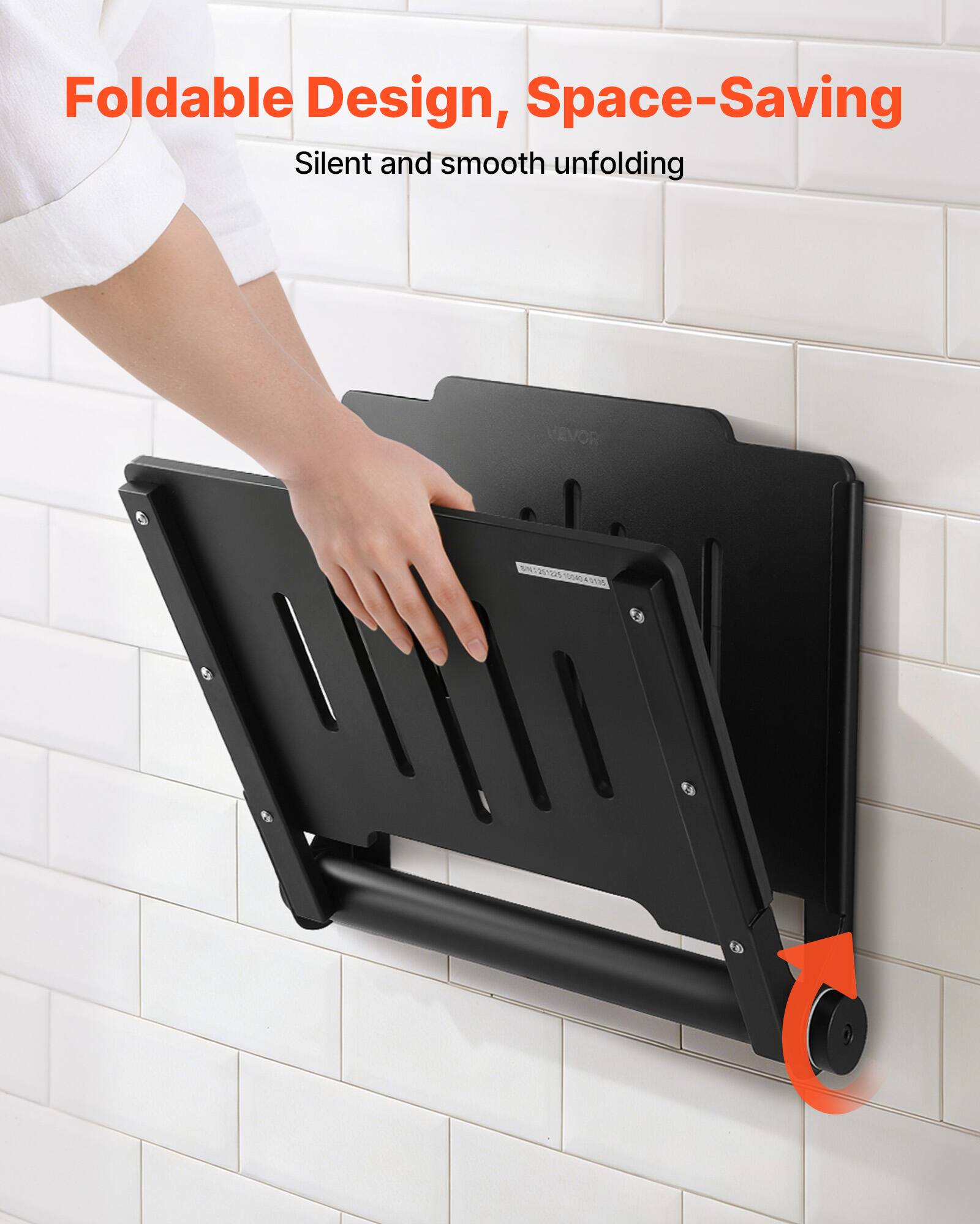 Foldable Design, Space-Saving  
Silent and smooth unfolding