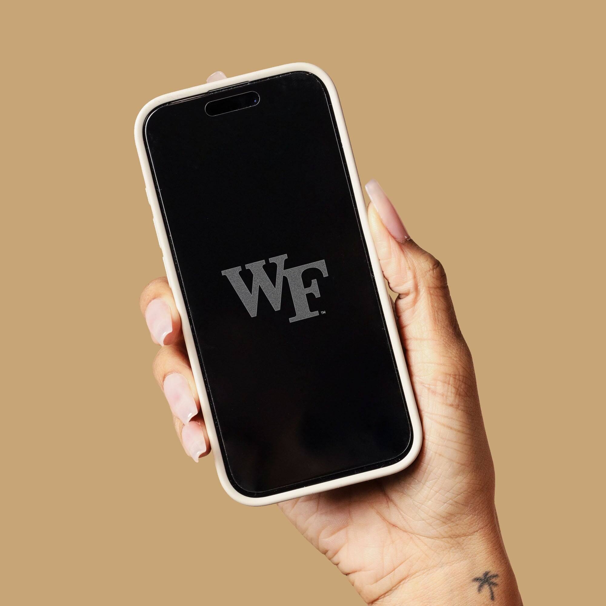Alt View 3. Screen Skinz - Wake Forest Demon Deacons Clear iPhone Screen Protector - 16 Pro Max - Multicolor.