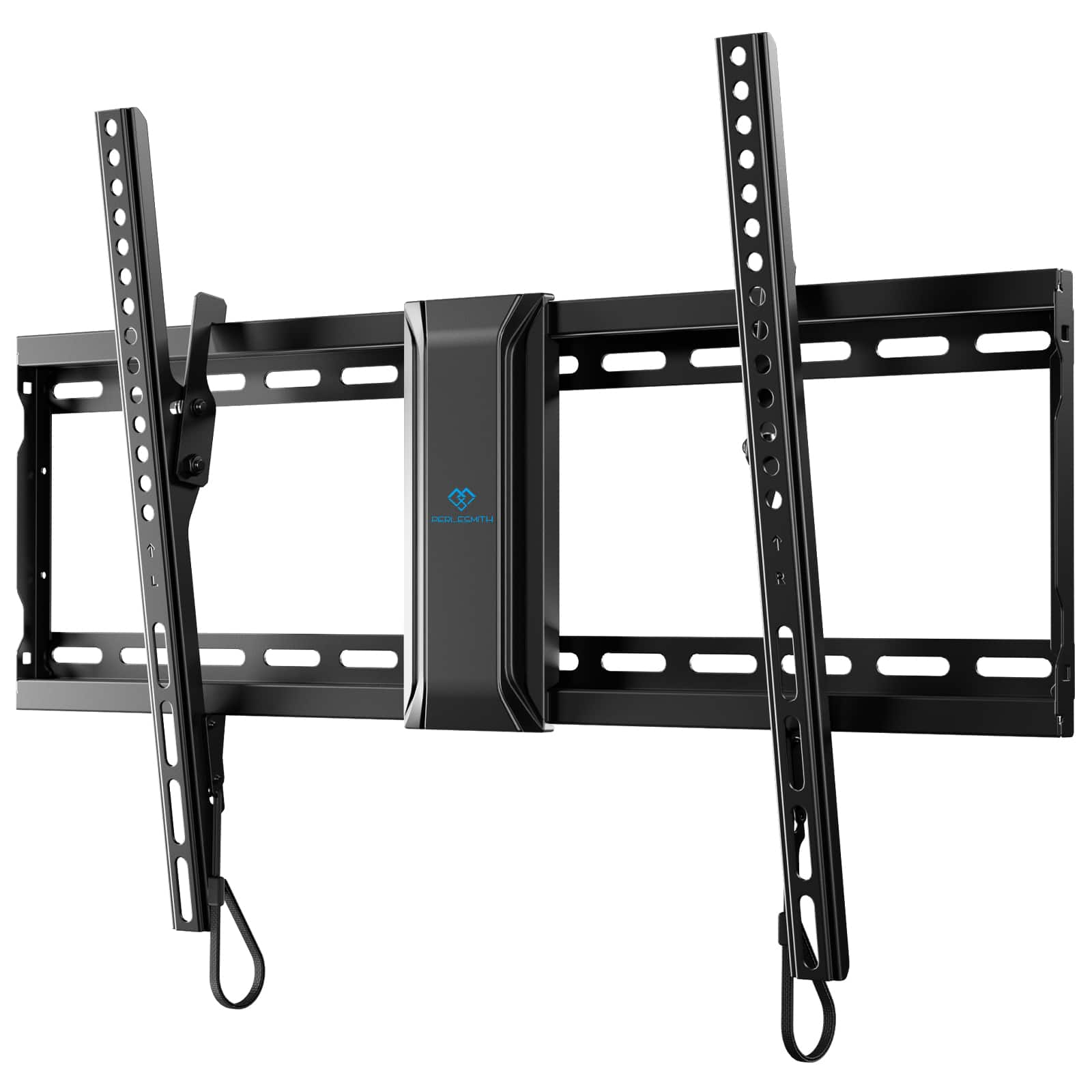 Front. Perlesmith - 37"–86" Tilt TV Mount, VESA 200x100 to 600x400mm, Capacity 132lbs, PSLT13B - Black.