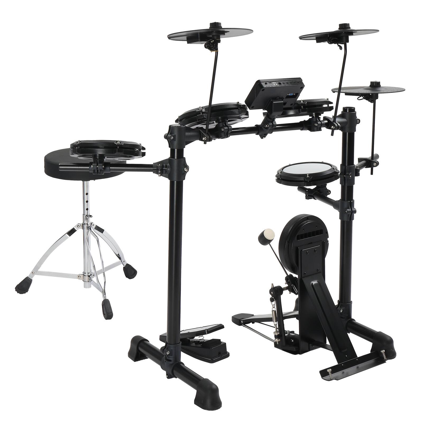 Back. Winado - Electric Drum Set Electronic Drum Kit 150 Sound Headphon for Beginners & Adults.