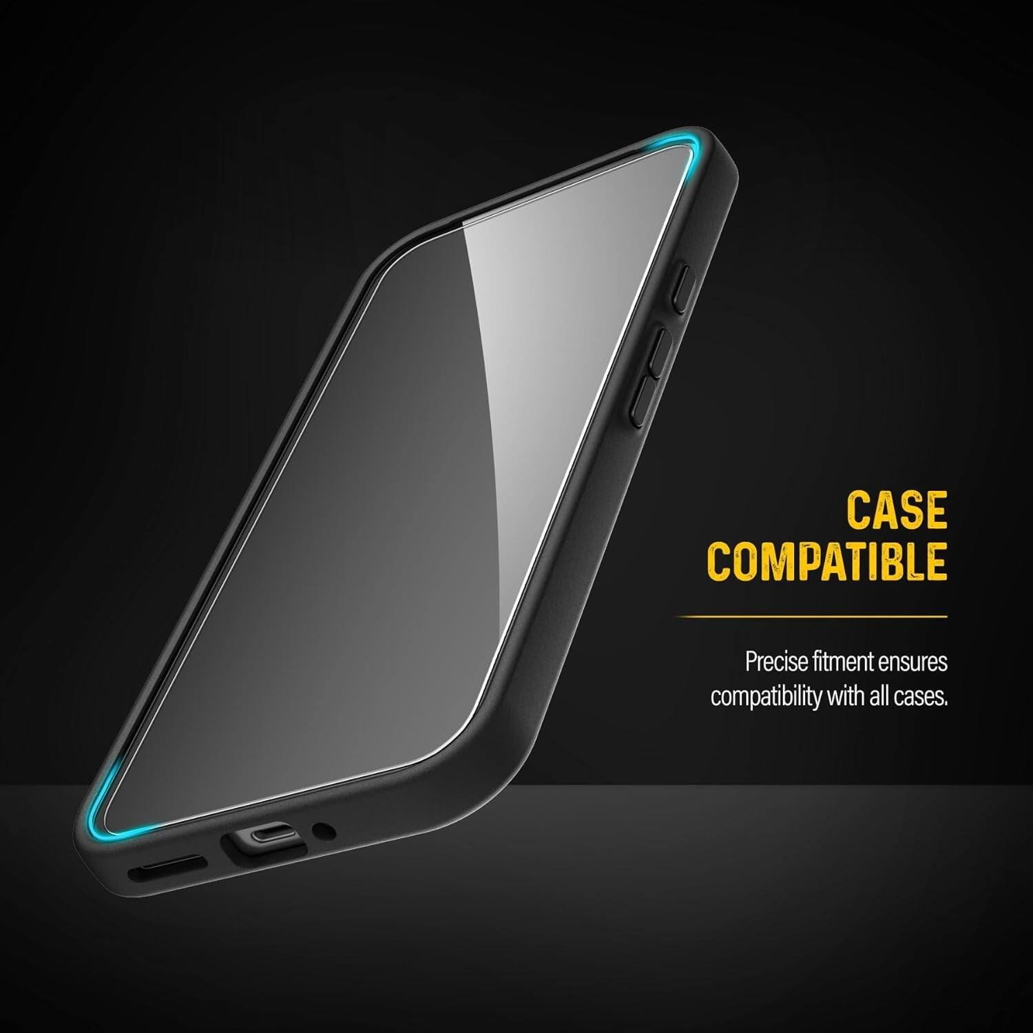 CASE COMPATIBLE  
Precise fitment ensures compatibility with all cases.