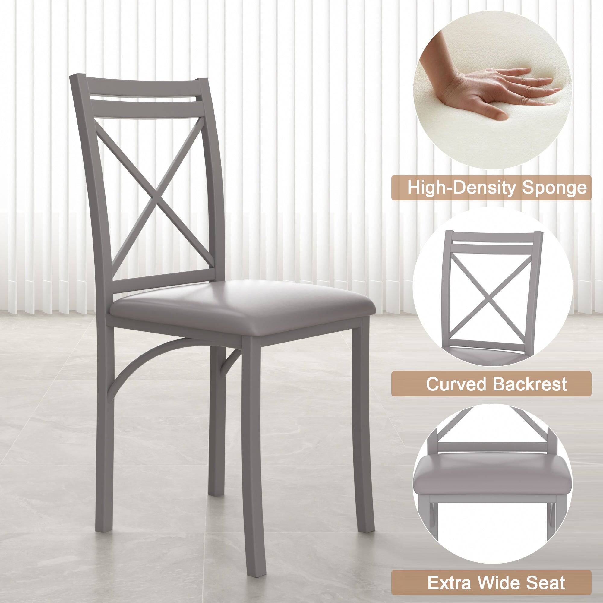 High-Density Sponge  
Curved Backrest  
Extra Wide Seat