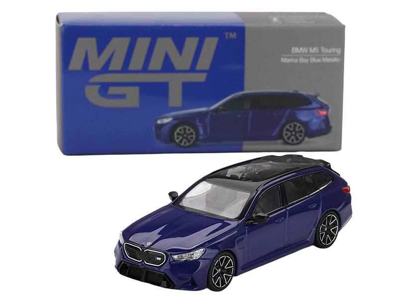 MINI GT BMW MS Touring Marina Bay Blue Metallic