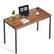 Angle. Eureka Ergonomic - 47" Modern Simple Home Office Computer Desk with Carbon Steel Frame - Red.