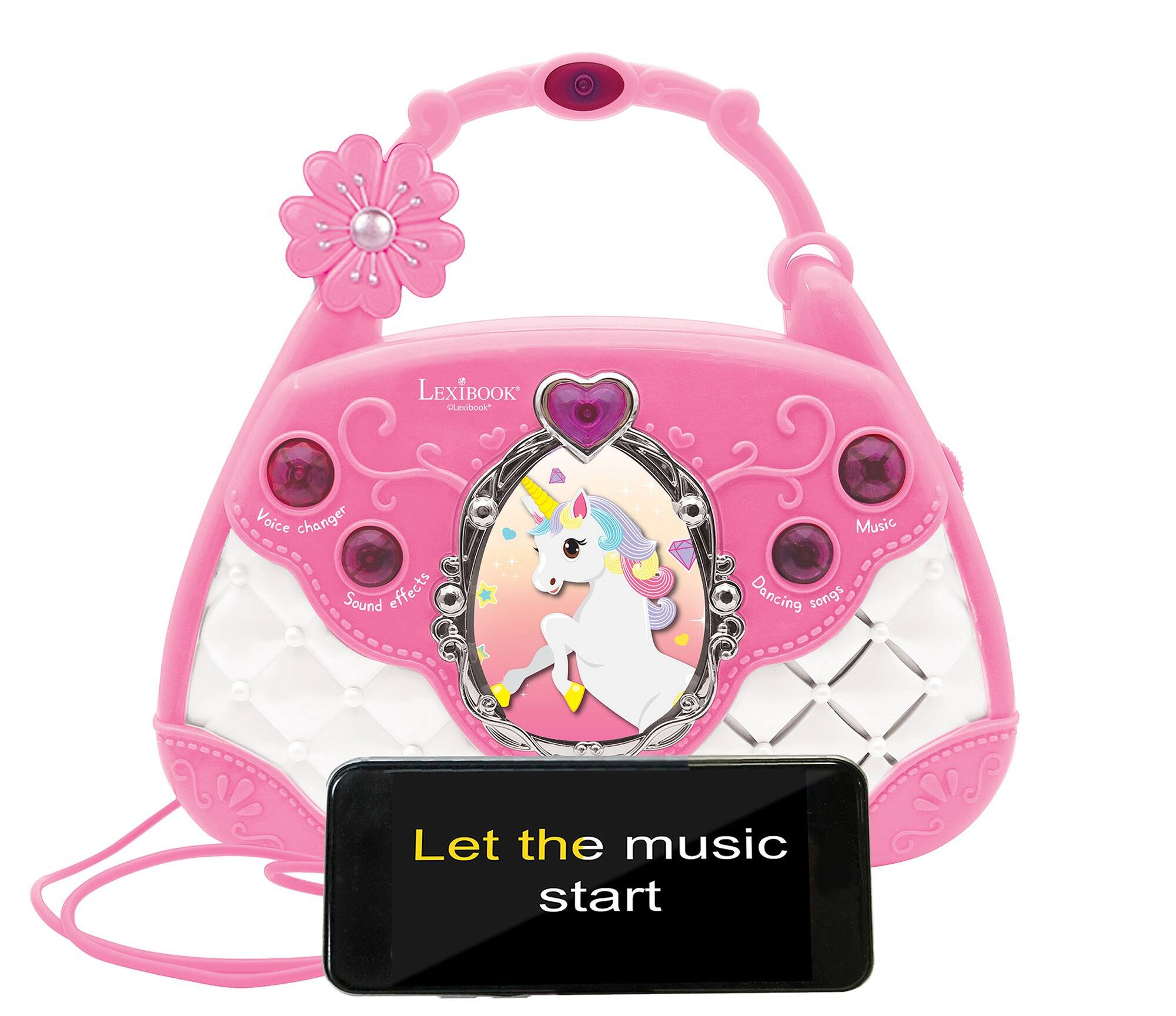 LEXIBOOK textbook* Voice changer Sound effects Music Dancing songs Let the music start