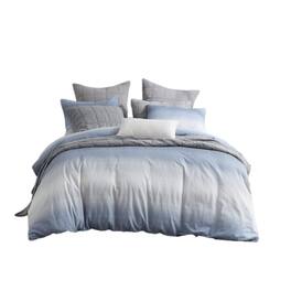 Gracie Mills - Sylvester 3-Piece Ocean Gradient Duvet Set - Blue