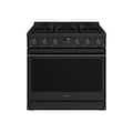 Thor Kitchen - 6.0 Cu. Ft. Freestanding Gas Convection Range - Matte Black