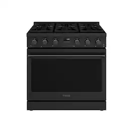 Thor Kitchen - 6.0 Cu. Ft. Freestanding Gas Convection Range - Matte Black