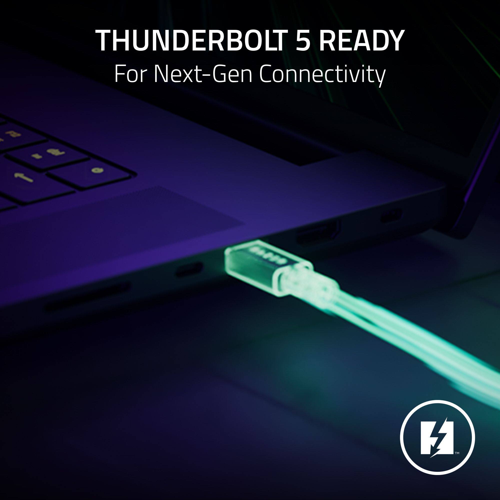 THUNDERBOLT 5 READY For Next-Gen Connectivity > a I 1 1 O 1 FM
