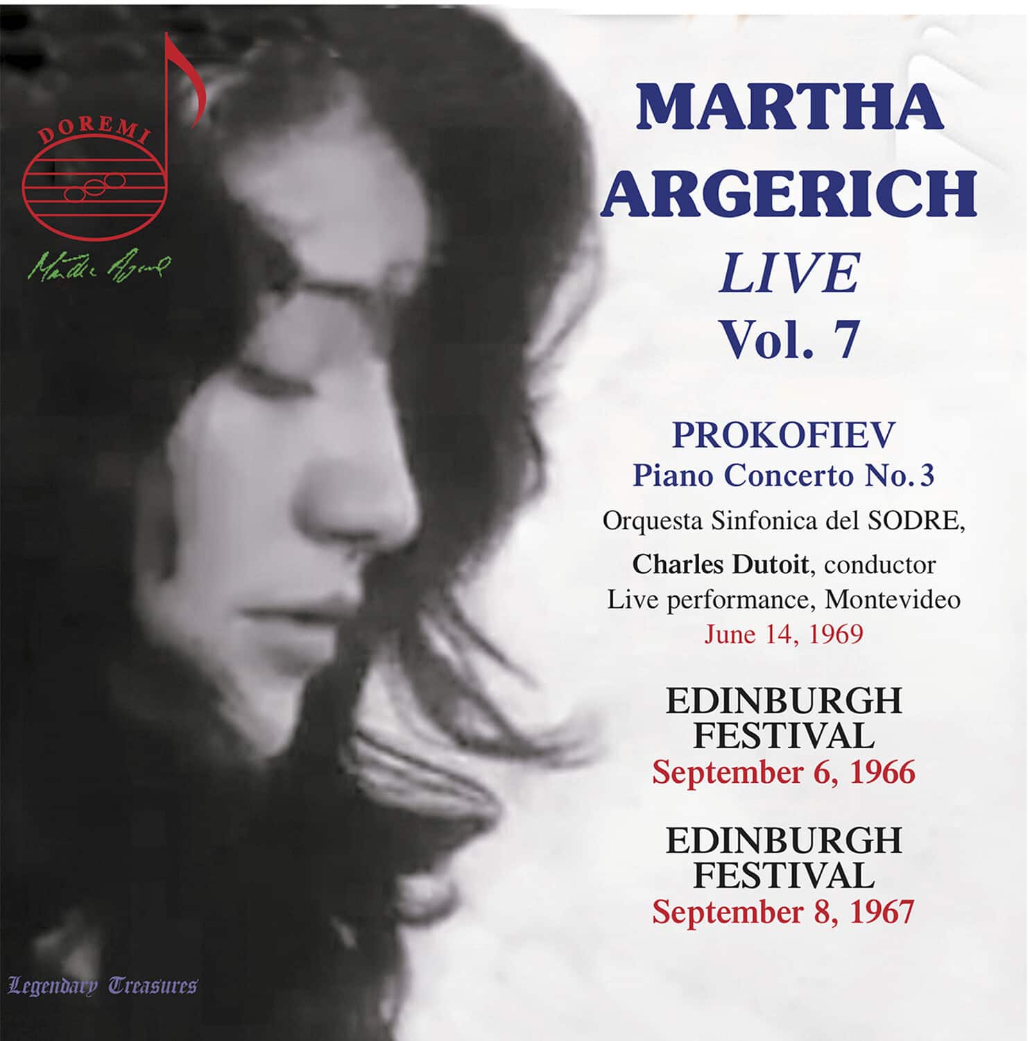 Orquesta Sinfonica del Sodre Martha Argerich Live 7 COMPACT DISCS